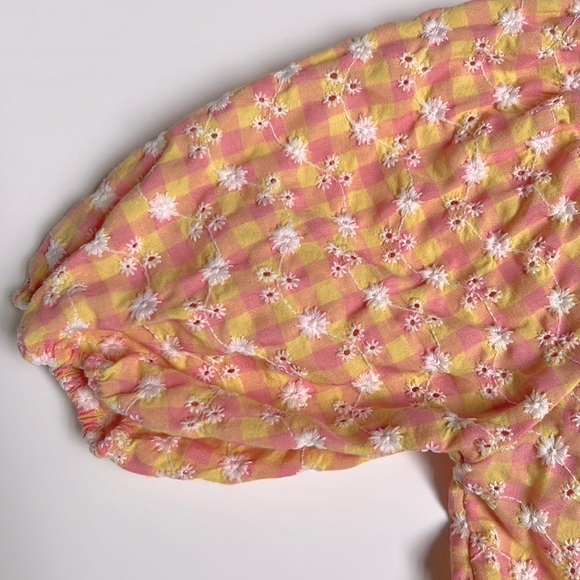 Zara Kids Seersucker Midi Dress size 4-5T - Picture 4 of 16